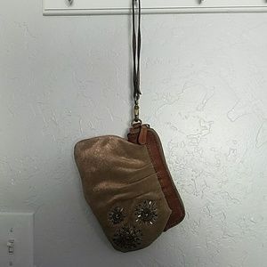 Fossil wristlet/clutch